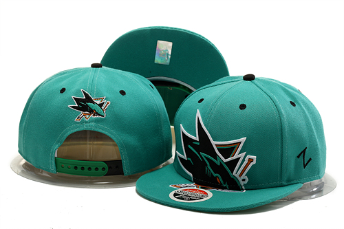 NHL San Jose Sharks Z Snapback Hat #01